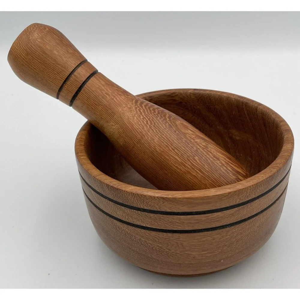 Wood Mortar and Pestle 4